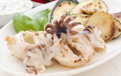 Seppioline con salsa di carciofi