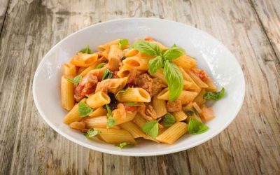 Penne al ragù di pesce spada