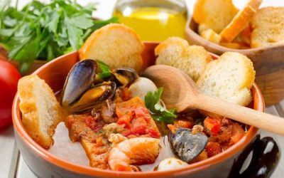 Zuppa di pesce senza spine