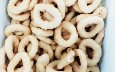 Anelli di cipolla pastellati